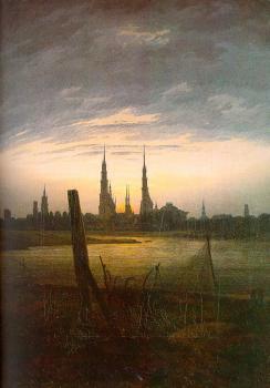 Caspar David Friedrich : City at Moonrise